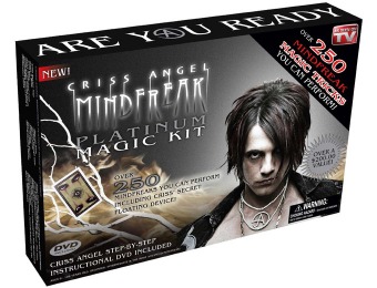 $45 off Criss Angel MindFreak Platinum Magic Kit w/ DVD