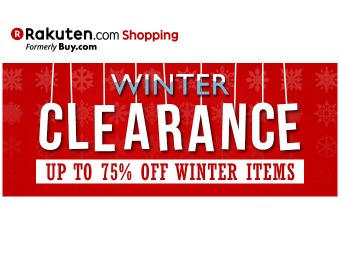Rakuten Winter Clearance Sale - Up to 75% Off Winter Items
