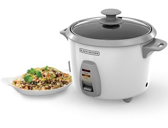 40% off Black & Decker RC436 16-Cup Rice Cooker, White