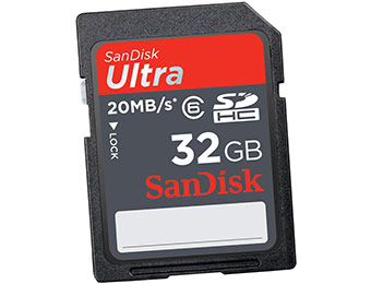 71% off SanDisk Pixtor 32GB SDHC Class 10 Memory Card