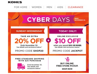 Shop All The Kohl's Cyber Monday Deals