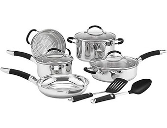 50% off Cuisinart Pro Classic 10-Pc Stainless-Steel Cookware Set