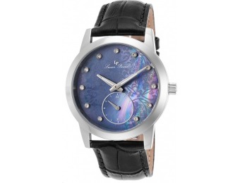 93% off Lucien Piccard Noureddine Leather and MOP Dial Watch