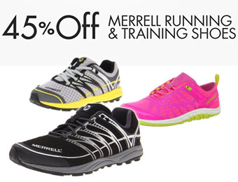 45% off Merrell Running Shoes for Men, Women, & Kids (from $26.95)