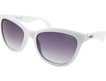 73% off GUESS Eyewear Square Sunglasses, White
