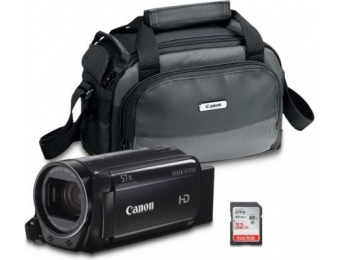 $100 off Canon VIXIA HF R700 Camcorder Bundle (black)