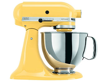 $88 off KitchenAid Artisan 5 Qt Stand Mixer (Majestic Yellow)
