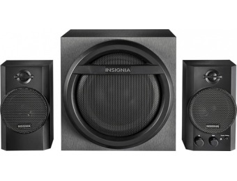 $25 off Insignia 2.1 Bluetooth Speaker System (3-Piece)