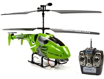 $114 off World Tech Toys Gyro Raptor-X 3.5CH RTR RC Helicopter