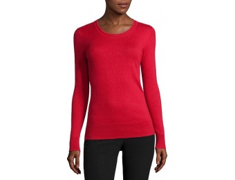 67% off Worthington Essential Long-Sleeve Pullover Sweater