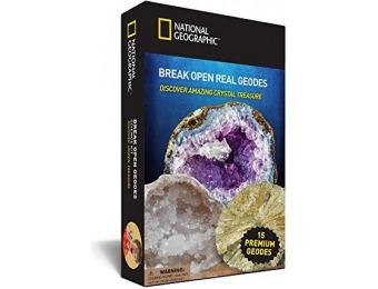 30% off Crack Open 15 Geodes and Explore Crystals with Nat Geo
