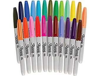 67% off Sharpie Fine Point Permanent Markers, 24-Pack