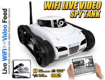 65% off Live Video WiFi Control Electric RTR i-Spy Tank
