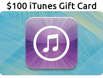 $15 off $100 Apple iTunes Gift Card