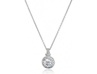 80% off Platinum-Plated Sterling Silver and Swarovski Necklace