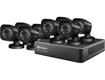 $220 off Swann PRO SERIES HD 8-Ch 500GB DVR Surveillance System