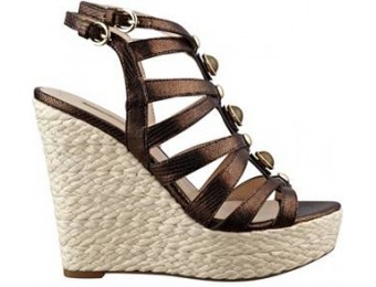 74% off Guess Onixx Metallic Caged Wedges