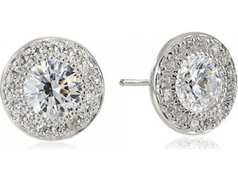 90% off Platinum-Plated Sterling Silver Swarovski Zirconia Earrings