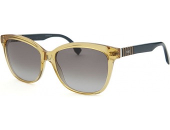 77% off Fendi Women's Square Translucent Yellow Sunglasses