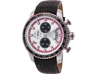 85% off Lancaster Italy Men's Freedom Chronograph Leather Watch
