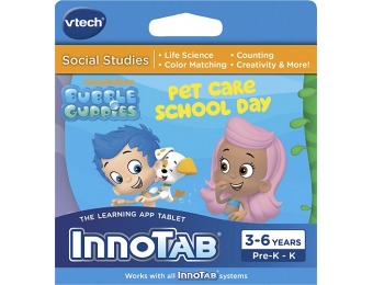 84% off VTech InnoTab Bubble Guppies: Pet Care School Day Game