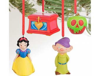 75% off Snow White and the Seven Dwarfs Ornament Set