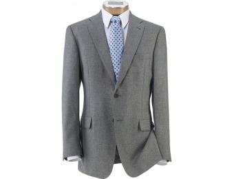 70% off Signature 2-Button Tailored Fit Silk Sportcoat