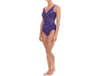 80% off Miraclesuit Horizon Line One-Piece Swimsuit