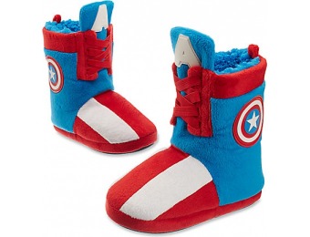 65% off Captain America Deluxe Slippers for Kids