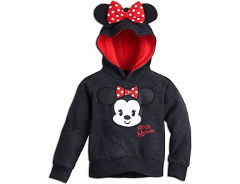 52% off Minnie Mouse Cutie Hooded Fleece Pullover for Kids