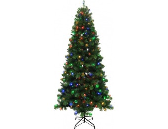 75% off 7.5-ft 789-Count Pre-Lit Alpine Artificial Christmas Tree
