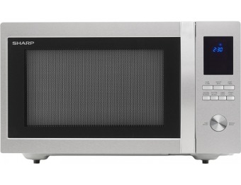 41% off Sharp 1.6 Cu. Ft. Family-Size Microwave - Stainless steel
