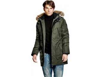 50% off Guess Longline Hooded Jacket