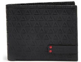 77% off Guess Hector Triangle-Embossed Billfold