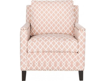 74% off Safavieh Suri Arm Chair - Lattice, Pink