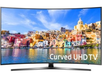 $599 off Samsung 55" 4K UHD LED Smart Curved TV UN55KU7500