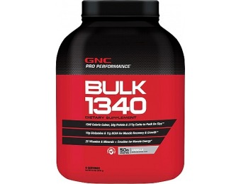 42% off GNC Pro Performance Bulk 1340 Supplement