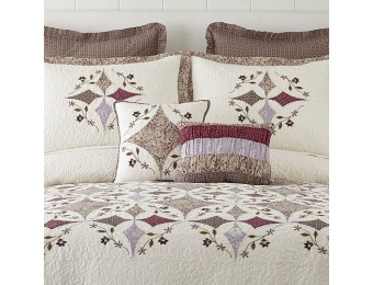 87% off Home Expressions Lavender Pieced Bedspread