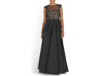 87% off Cap Sleeve Long Gown