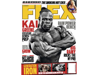 93% off Flex Magazine Annual Subscription, $4.99 / 12 Issues