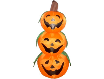 $24 off 4-Foot Inflatable Pumpkin Halloween Yard Decoration
