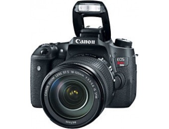 $750 off Canon EOS Rebel T6s SLR Camera With 18-135 mm Lens