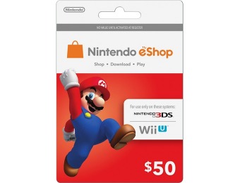 10% off Nintendo eShop Prepaid Card ($50)