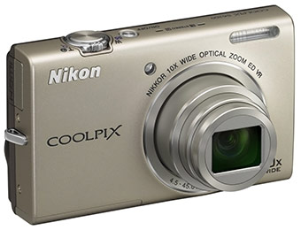 57% off Nikon Coolpix S6200 16.0-Megapixel Digital Camera
