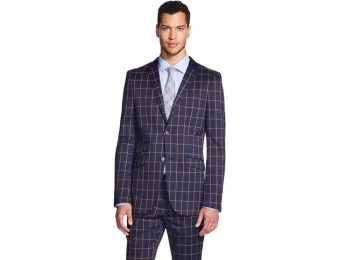 65% off Men's Windowpane Suit Jacket