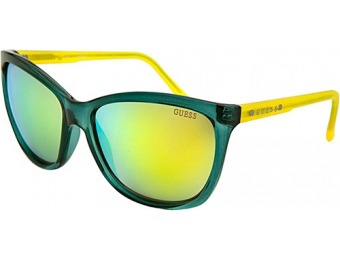 71% off GUESS Eyewear Square Sunglasses, Teal