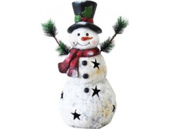 $43 off Alpine Christmas Snowman Statue