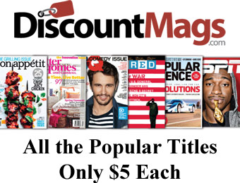 Discount Magazine Best Sellers Sale - All the popular titles only $5
