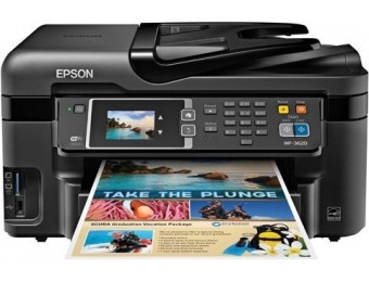 76% off Epson C11CD19201 WorkForce WF-3620 All-in-One Printer