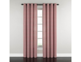 75% off Waverly Grantham Plaid 84-in Rose Hip Curtain Panel